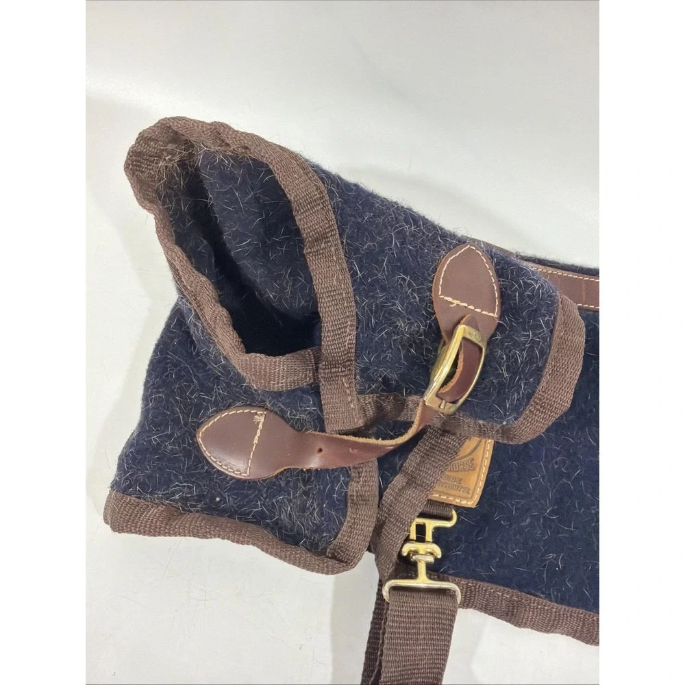5/A Baker Blanket Navy Wool Coat For Dog Or Miniature Horse? Size Large Rare